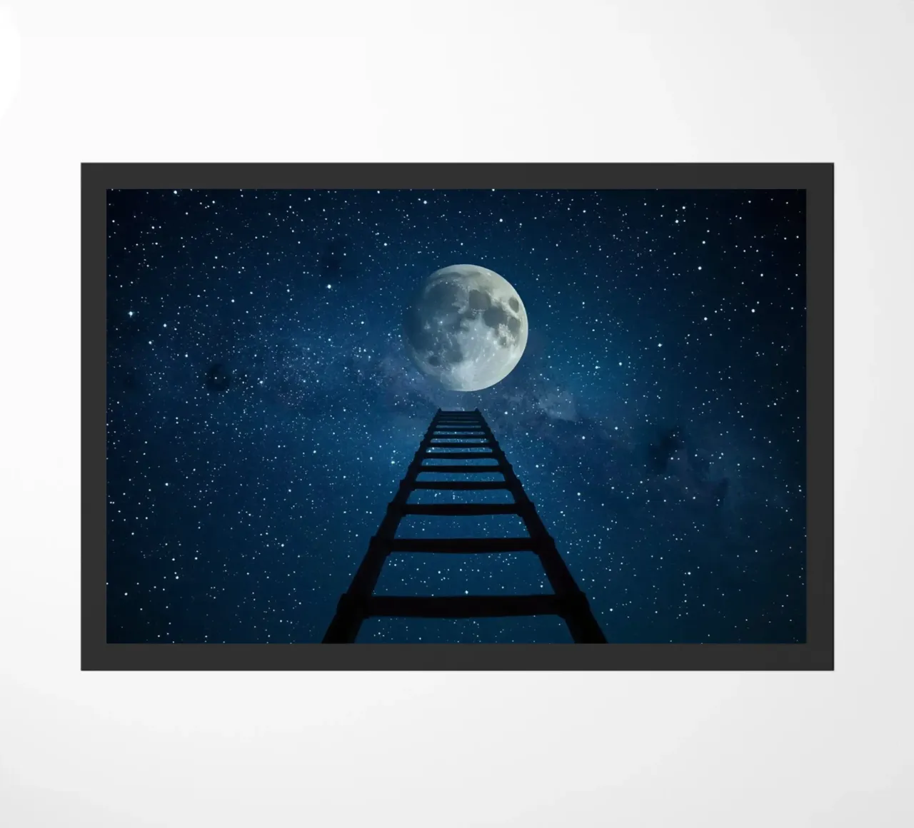 Scala per la luna nel cielo stellato zerbino da DesignDoodle