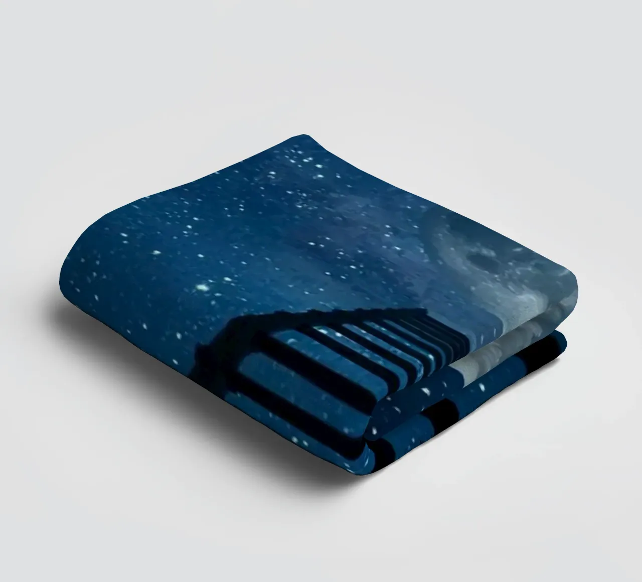 Scala per la luna nel cielo stellato asciugamano da bagno da DesignDoodle