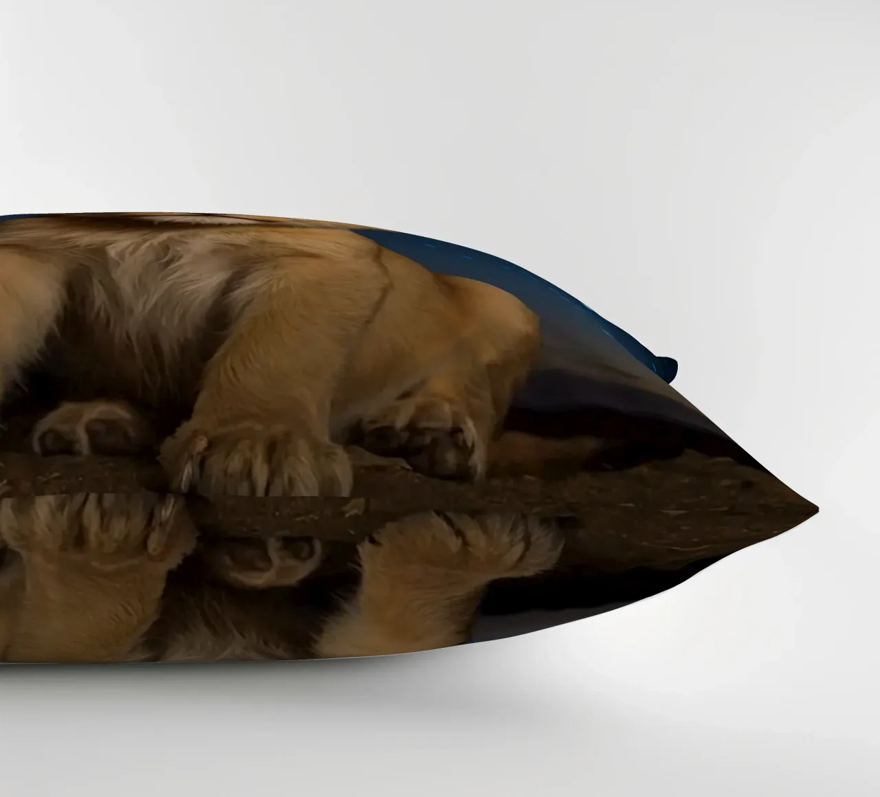 Leeuwenwelp draagt kroon 's nachts kussen van DesignDoodle