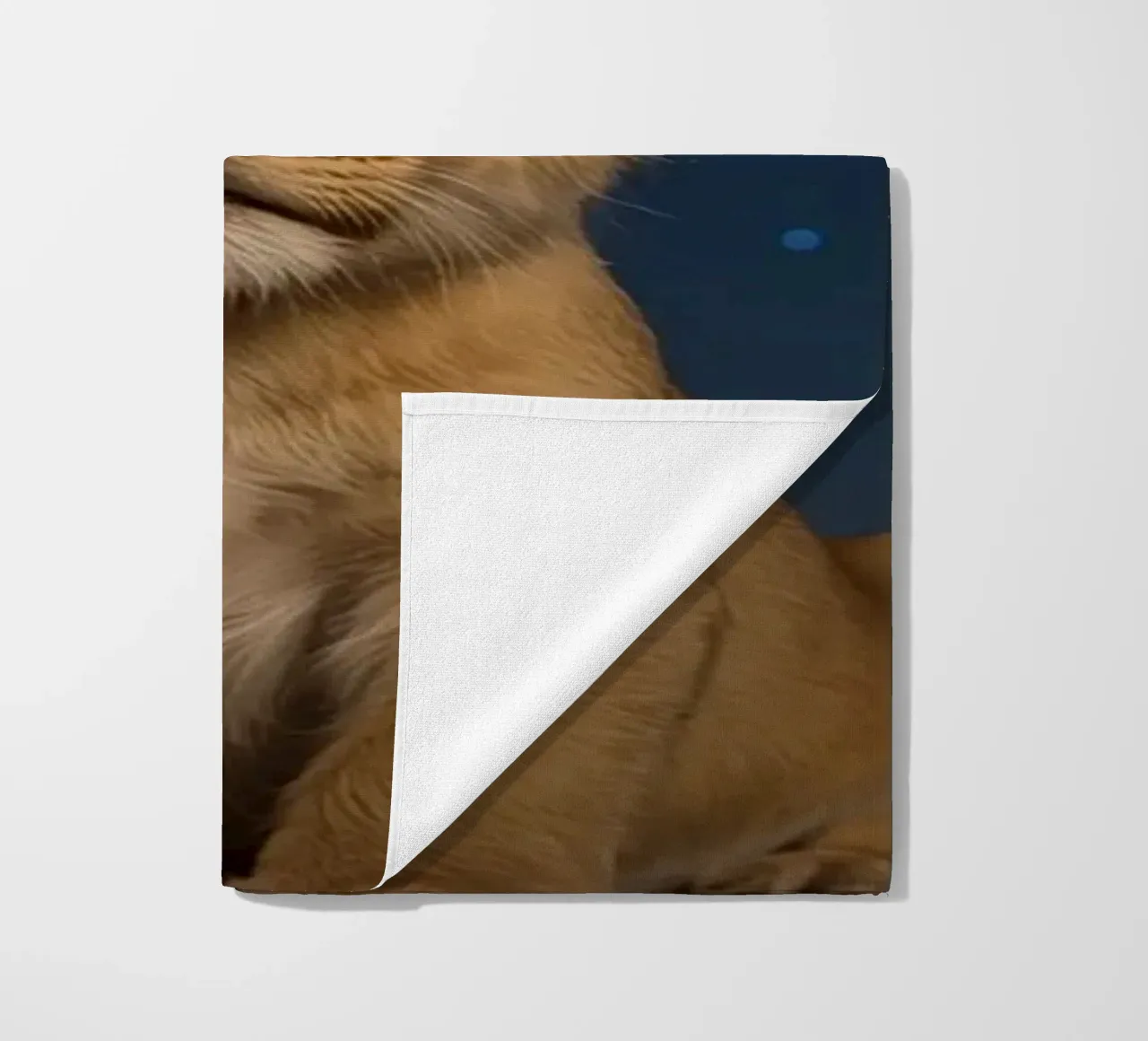 Leeuwenwelp draagt kroon 's nachts strandhanddoek van DesignDoodle