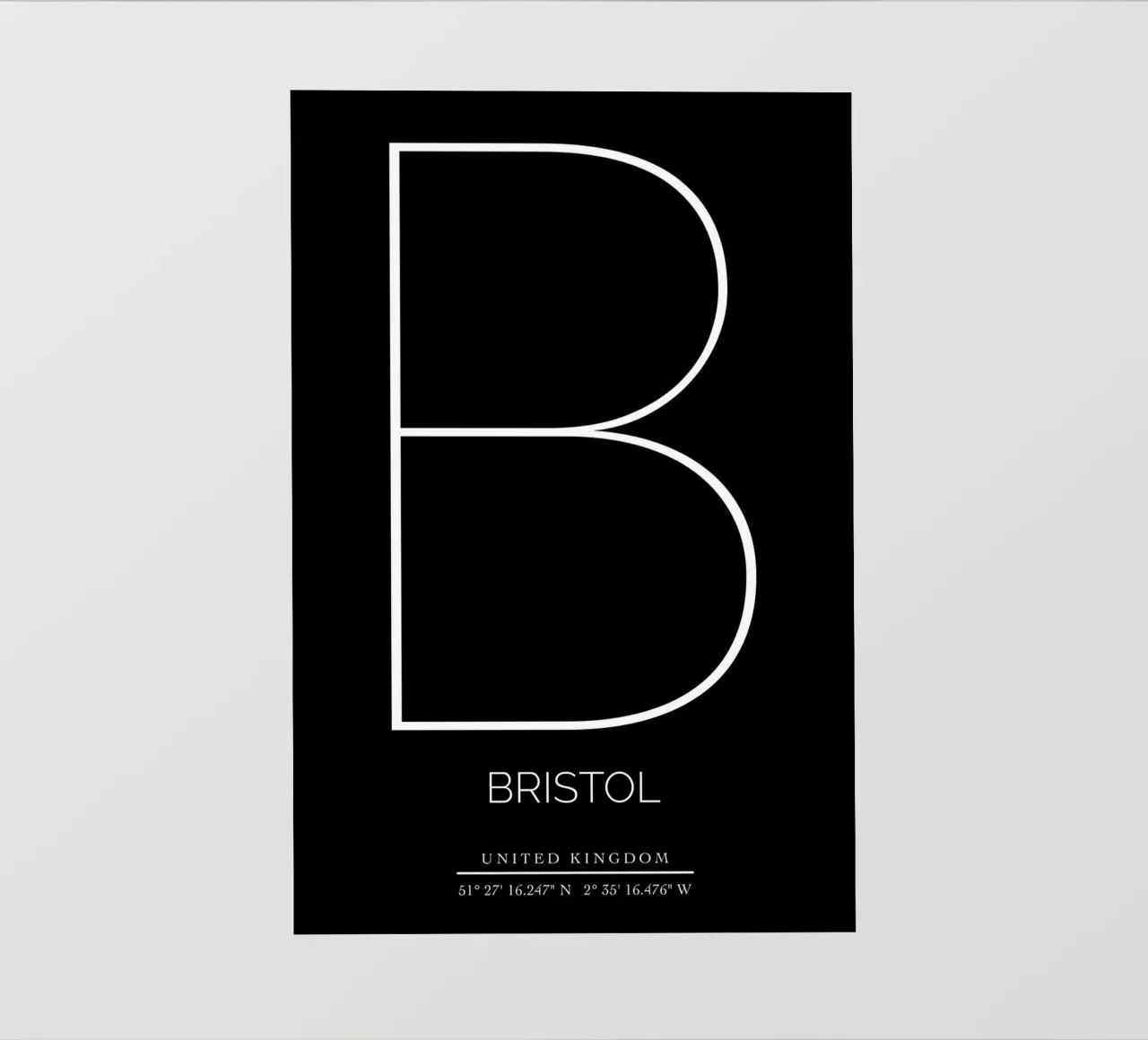 BRISTOL - black pellicola backlit da CityLights