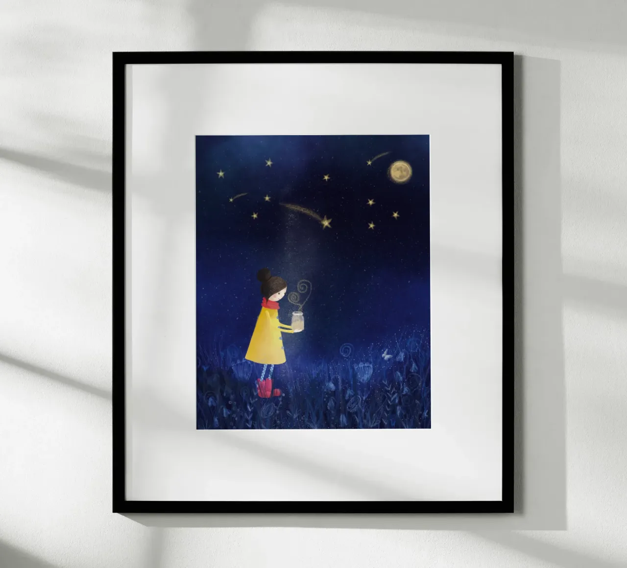 Shooting Star Fragrance poster by Inge Hauser Illustration