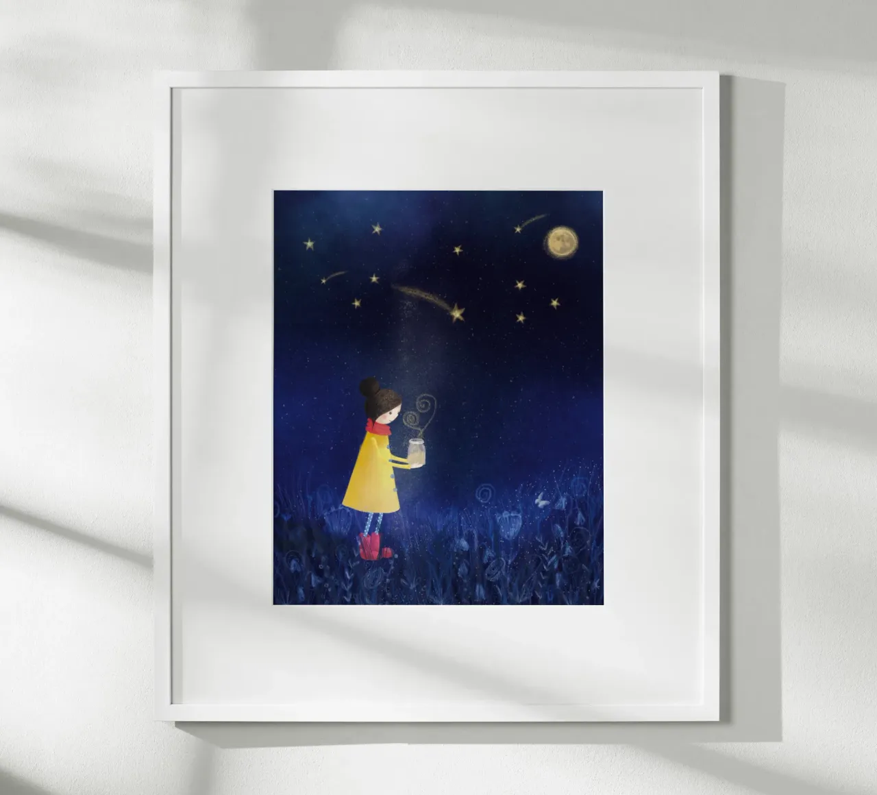 Shooting Star Fragrance poster by Inge Hauser Illustration