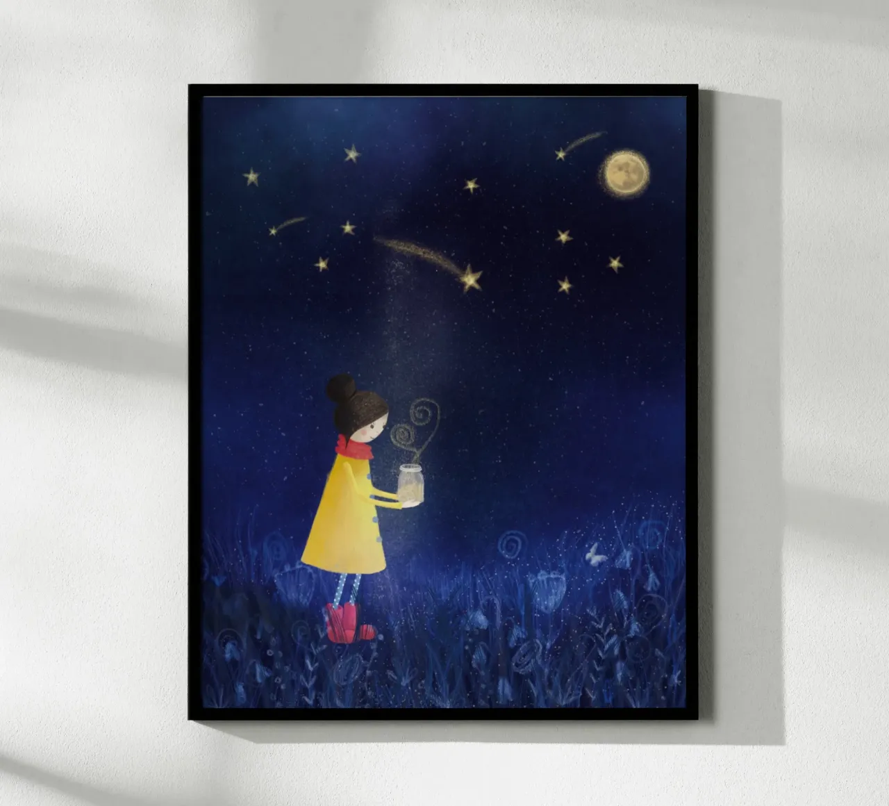 Shooting Star Fragrance poster by Inge Hauser Illustration