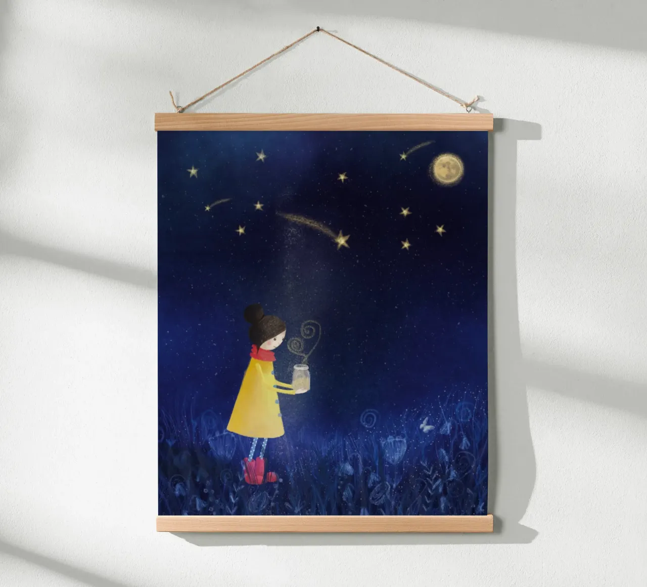 Shooting Star Fragrance poster by Inge Hauser Illustration