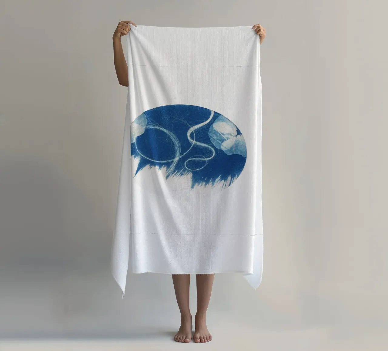 Cyanotype#1 telo mare da Inge Hauser Illustration