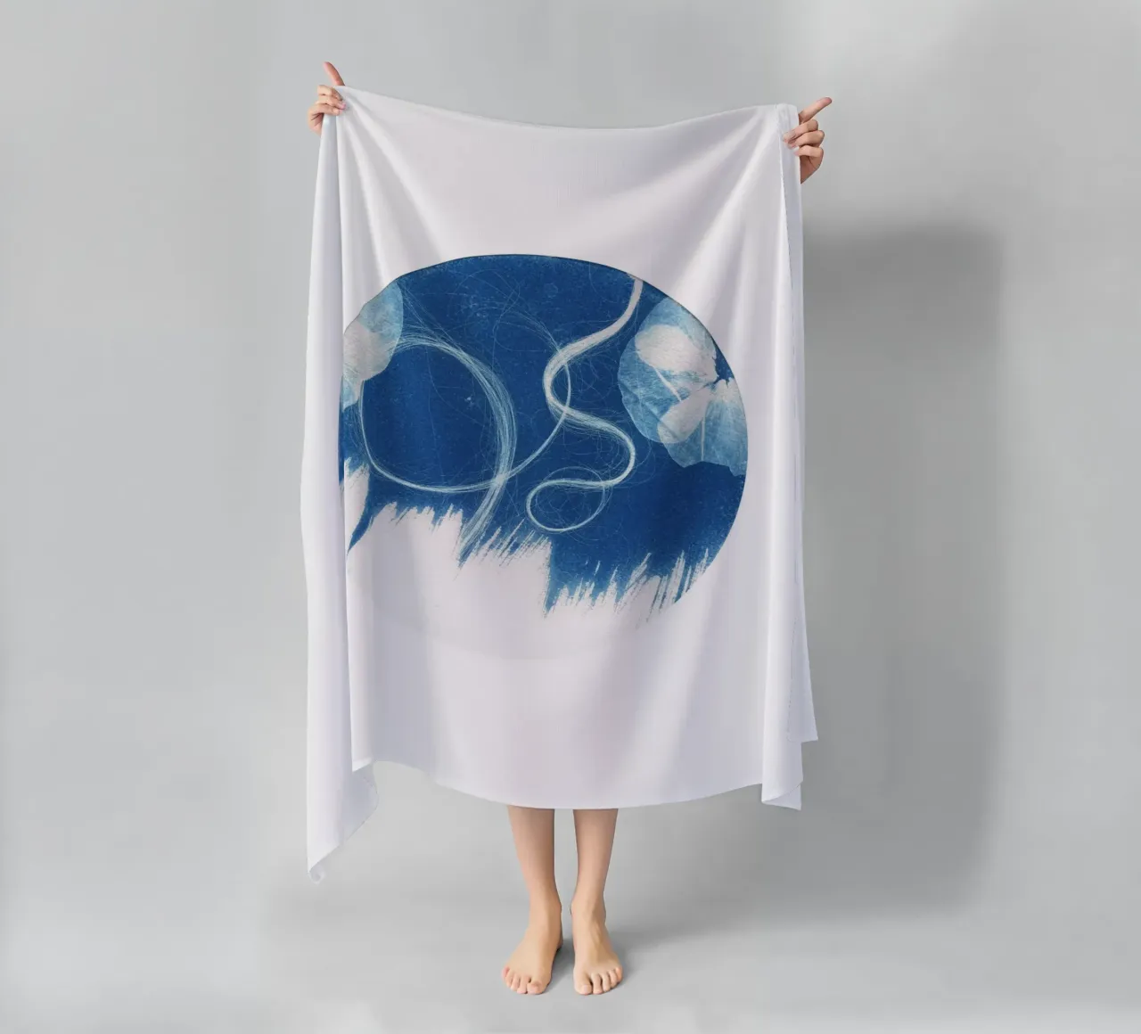 Cyanotype#1 telo mare da Inge Hauser Illustration