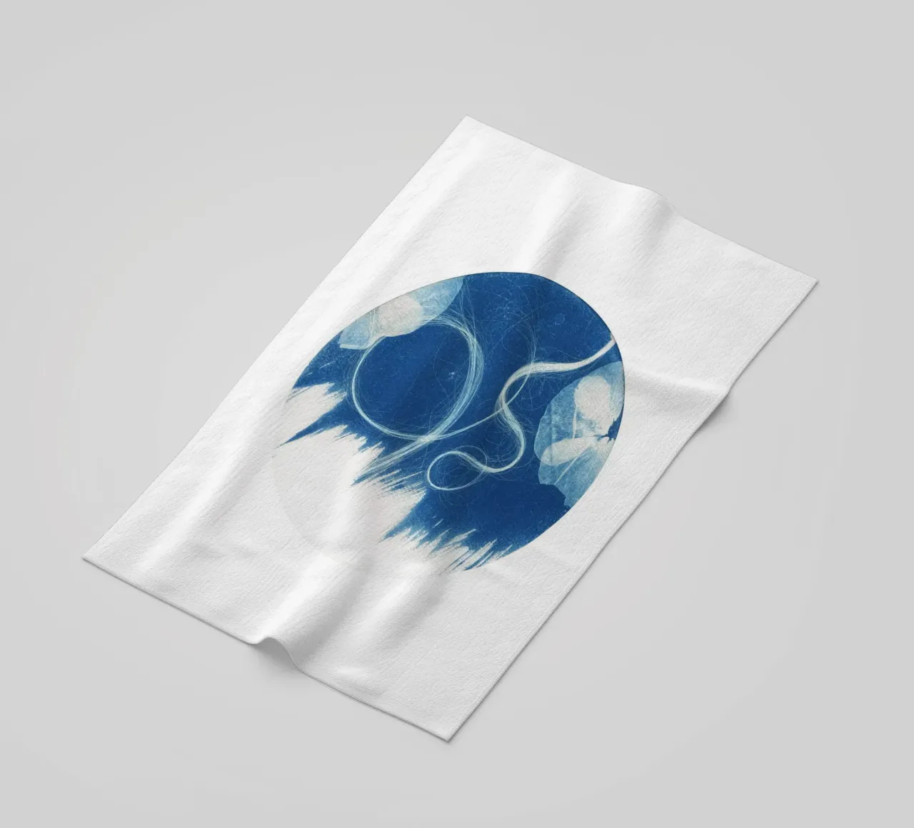 Cyanotype#1 telo mare da Inge Hauser Illustration