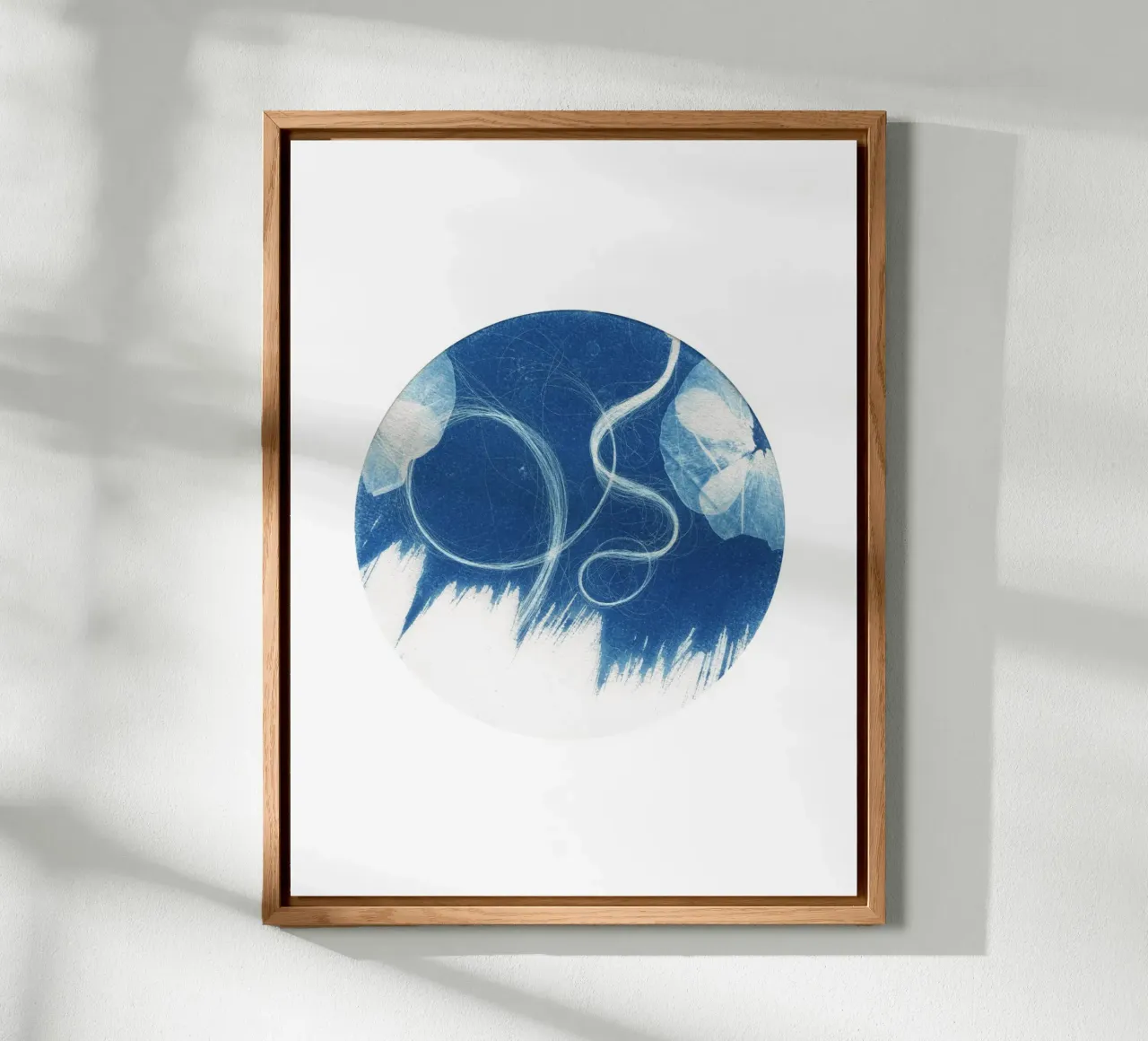 Cyanotype#1 pannello forex da Inge Hauser Illustration