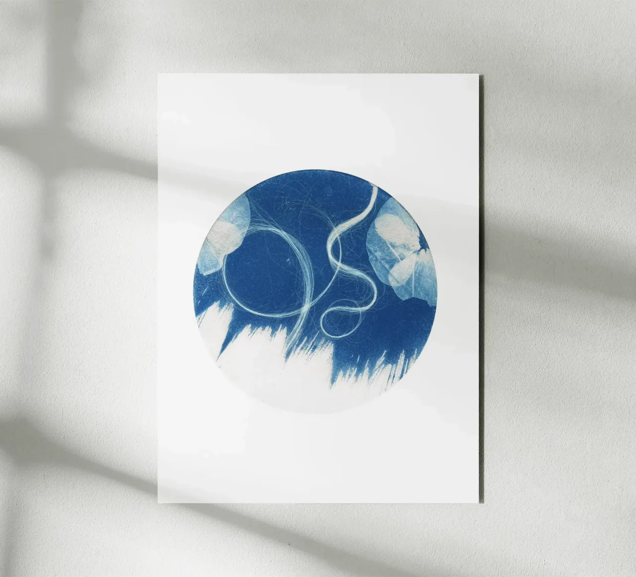 Cyanotype#1 pannello forex da Inge Hauser Illustration