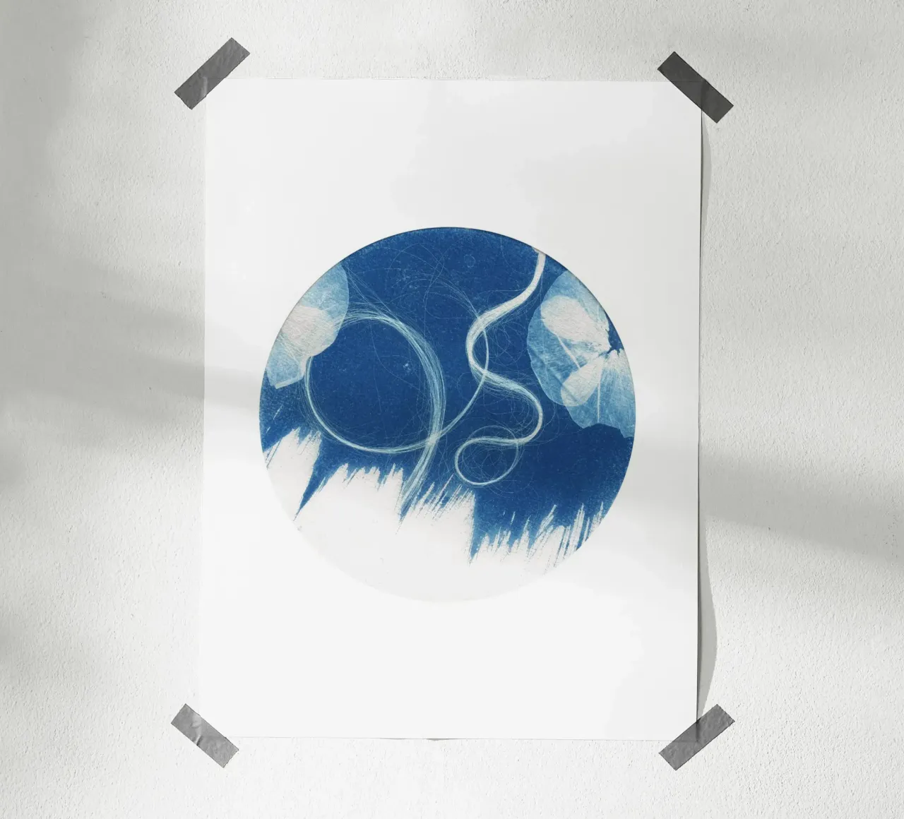 Cyanotype#1 carta hahnemühle da Inge Hauser Illustration