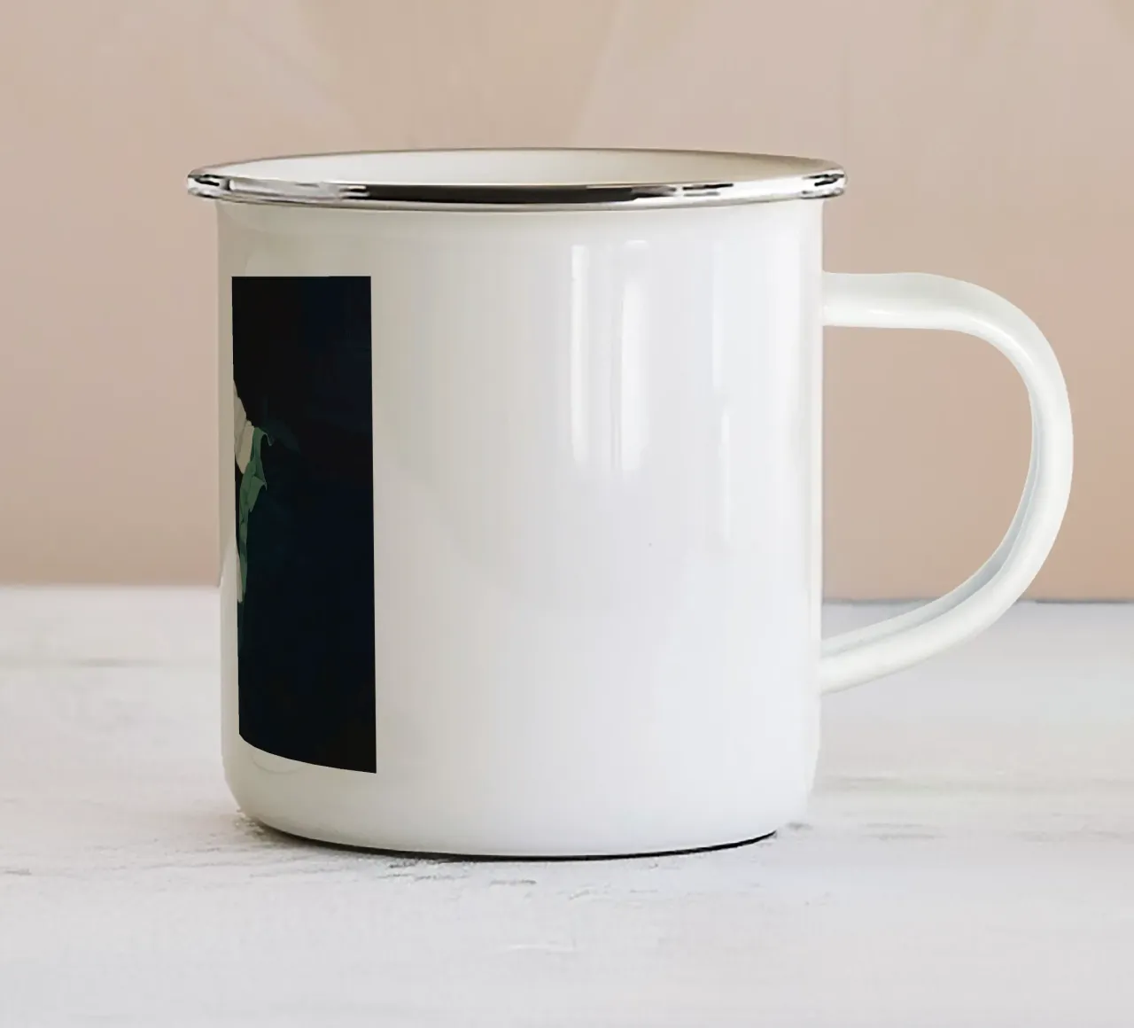 Riflettori sul nudo tazza in smalto da carol shop