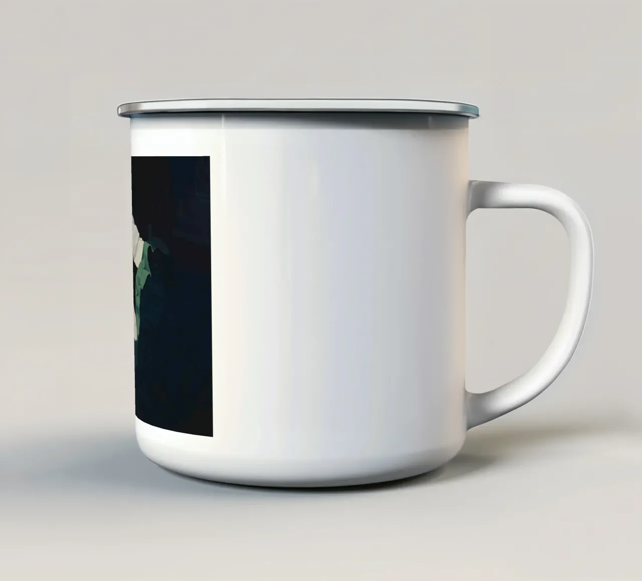 Riflettori sul nudo tazza in smalto da carol shop