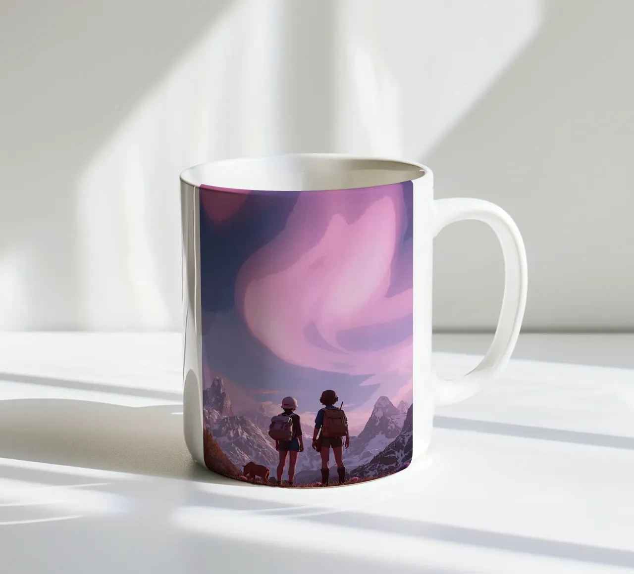 Avventurieri sotto un cielo da sogno tazza in ceramica da van hellen
