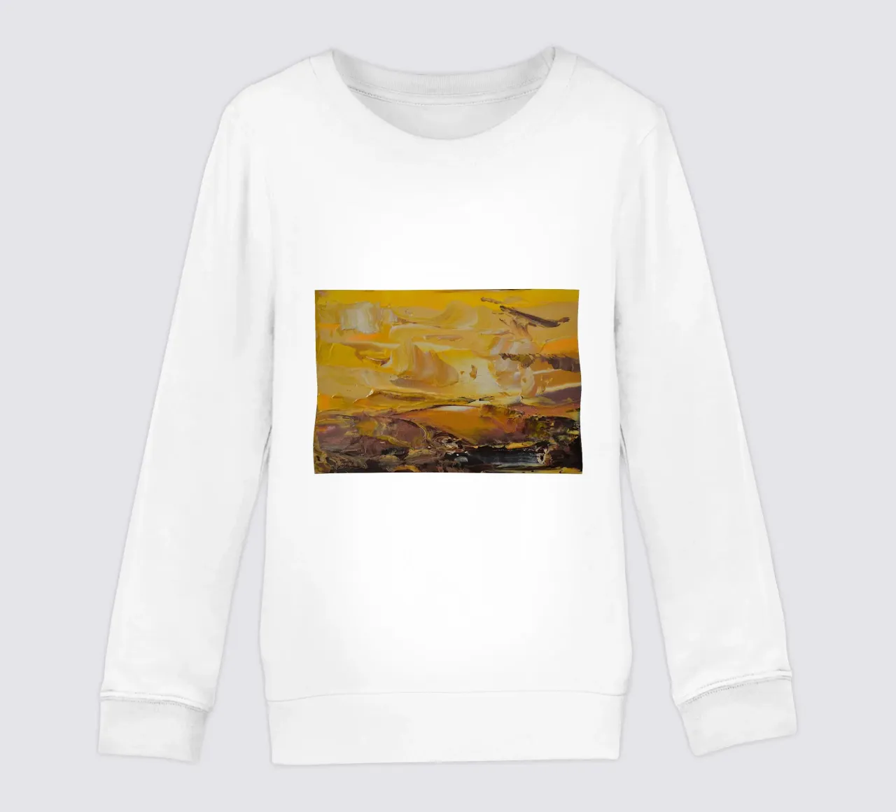 PAESAGGIO ASTRATTO. felpa bambino da Thierry Vobmann Abstract painting