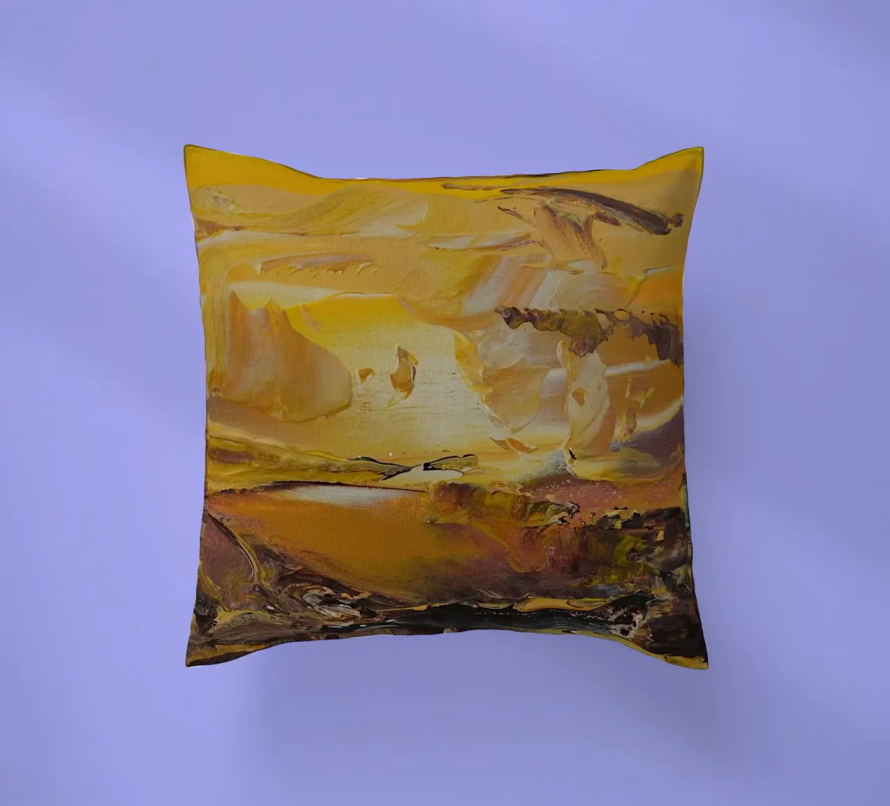 PAESAGGIO ASTRATTO. cuscino da Thierry Vobmann Abstract painting