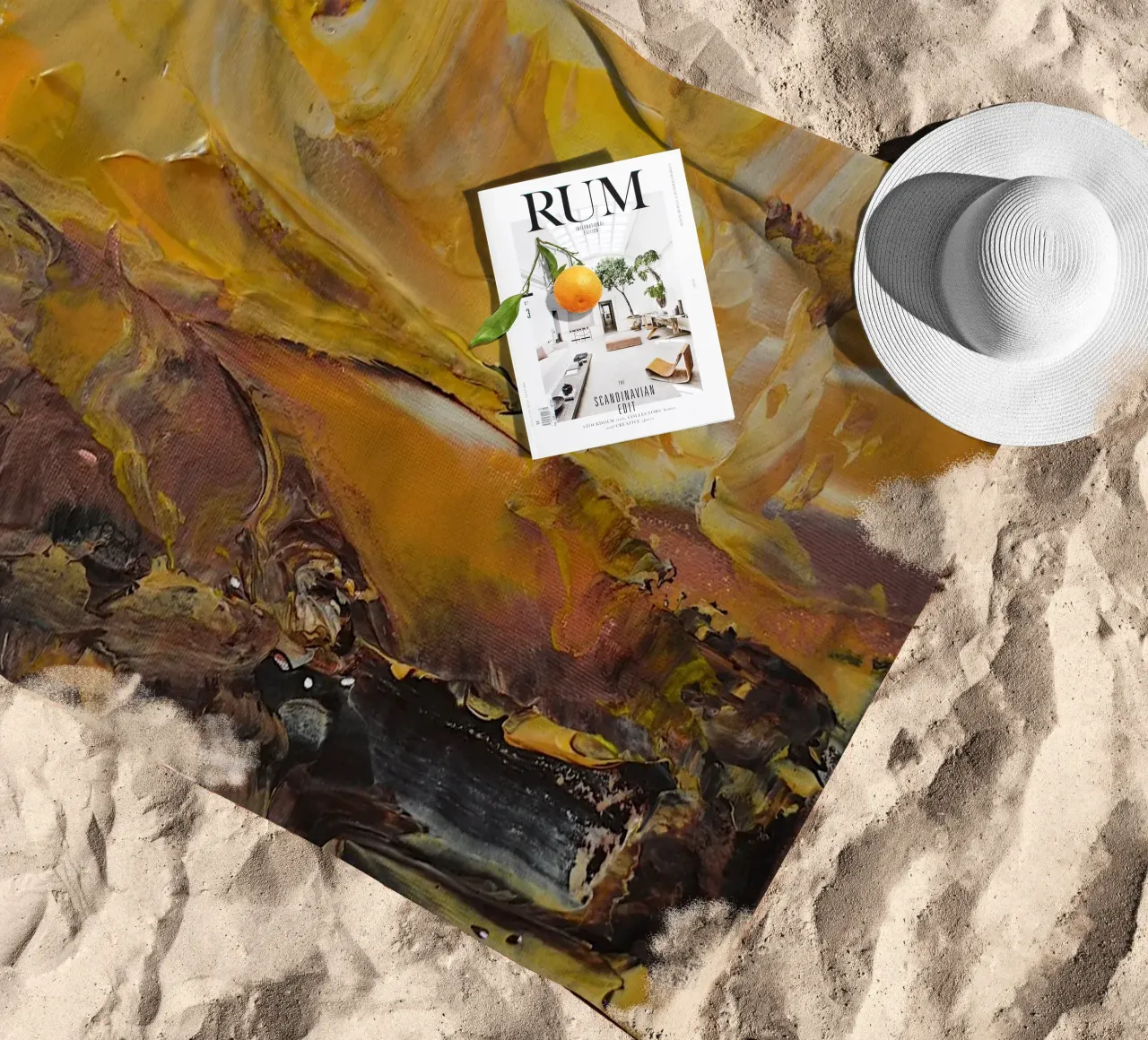 PAESAGGIO ASTRATTO. telo mare da Thierry Vobmann Abstract painting