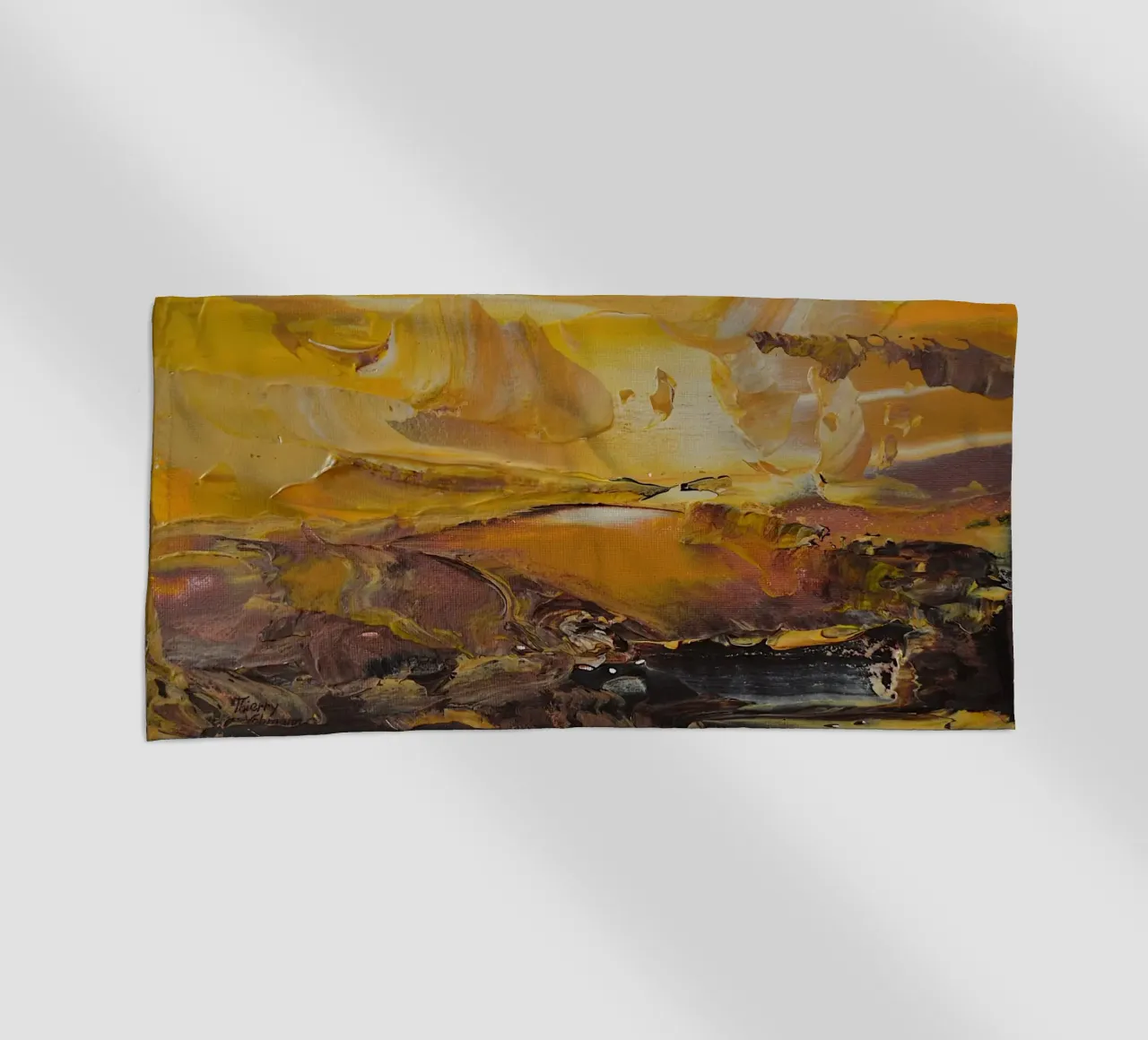 PAESAGGIO ASTRATTO. telo mare da Thierry Vobmann Abstract painting