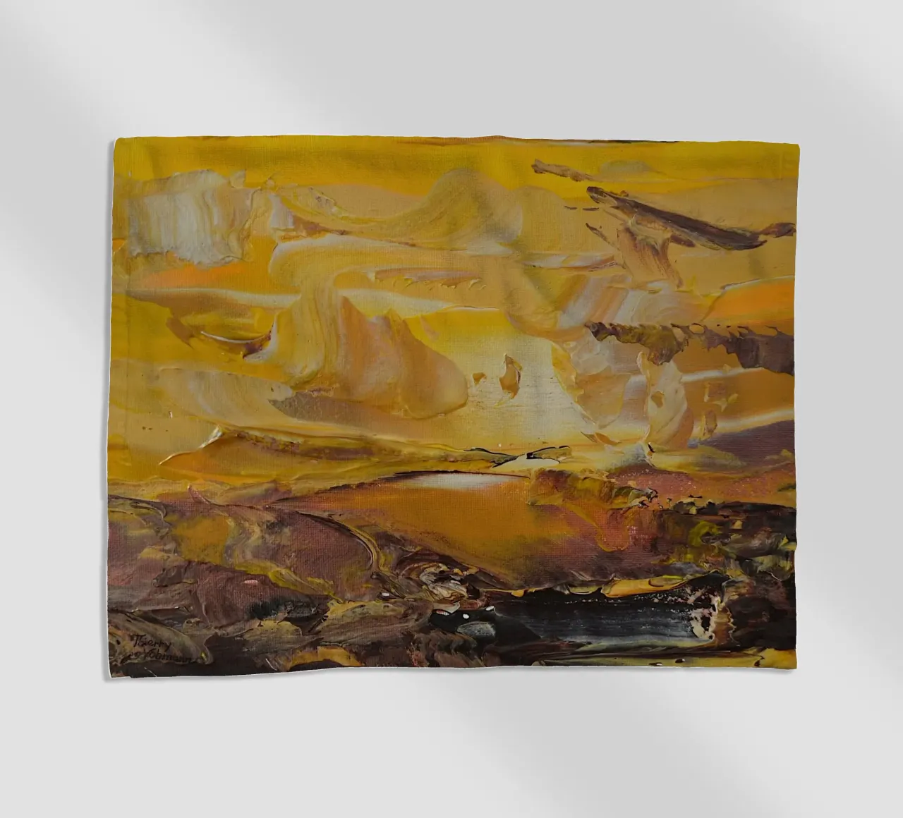 PAESAGGIO ASTRATTO. telo mare da Thierry Vobmann Abstract painting
