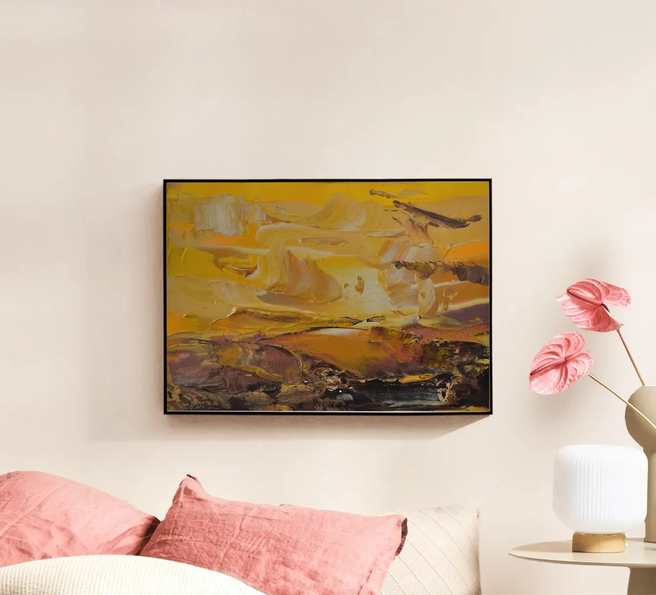PAISAJE ABSTRACTO. metacrilato de Thierry Vobmann Abstract painting