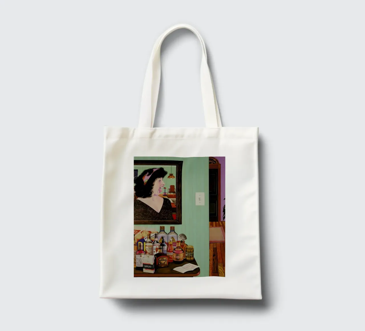 (what makes) today's homes (so different, so appealing) borsa in juta da Doug Smock