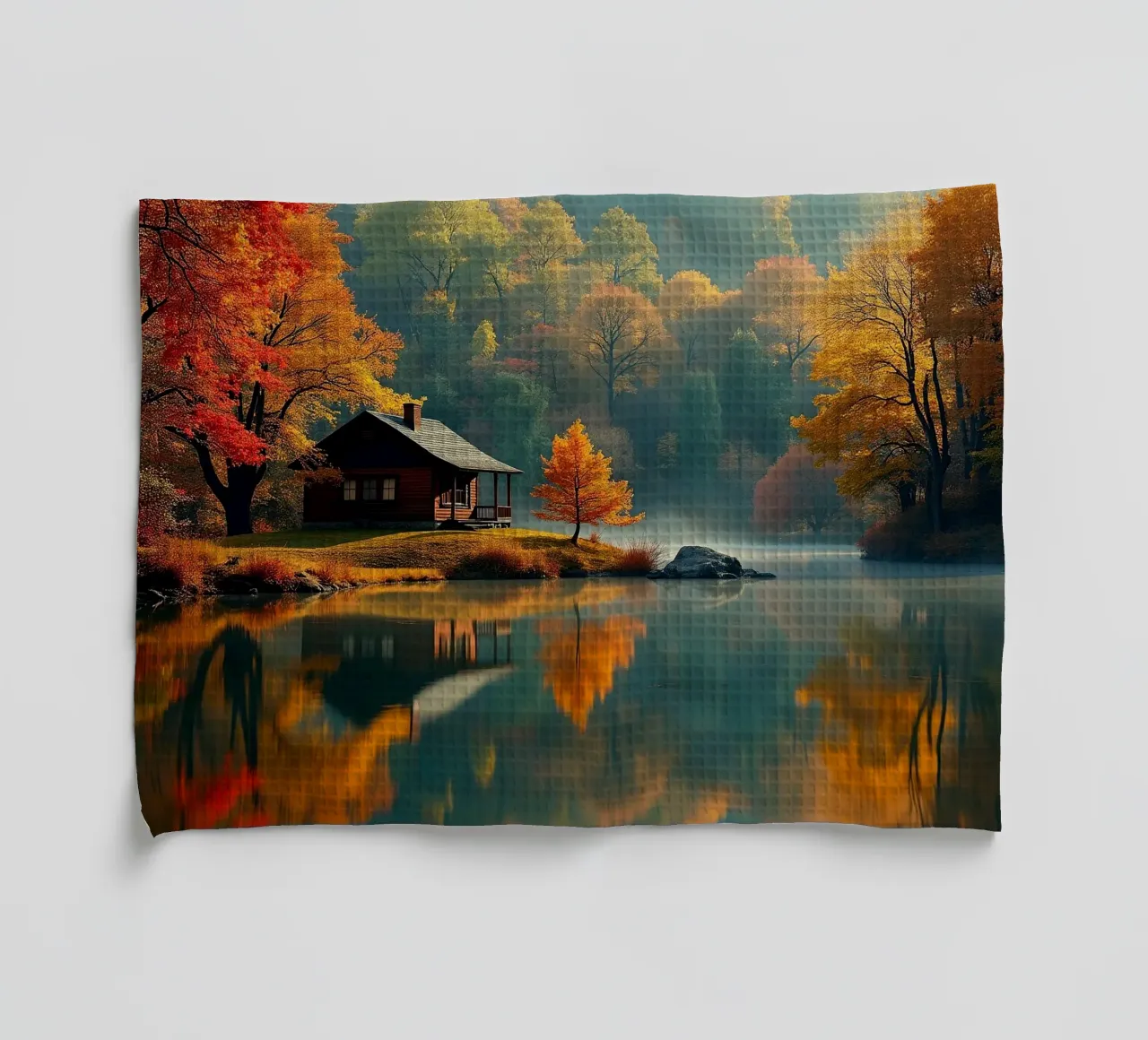 Casa sul lago_autunno_4 canovaccio da cucina da Fantasie & Mystikwelten by LK