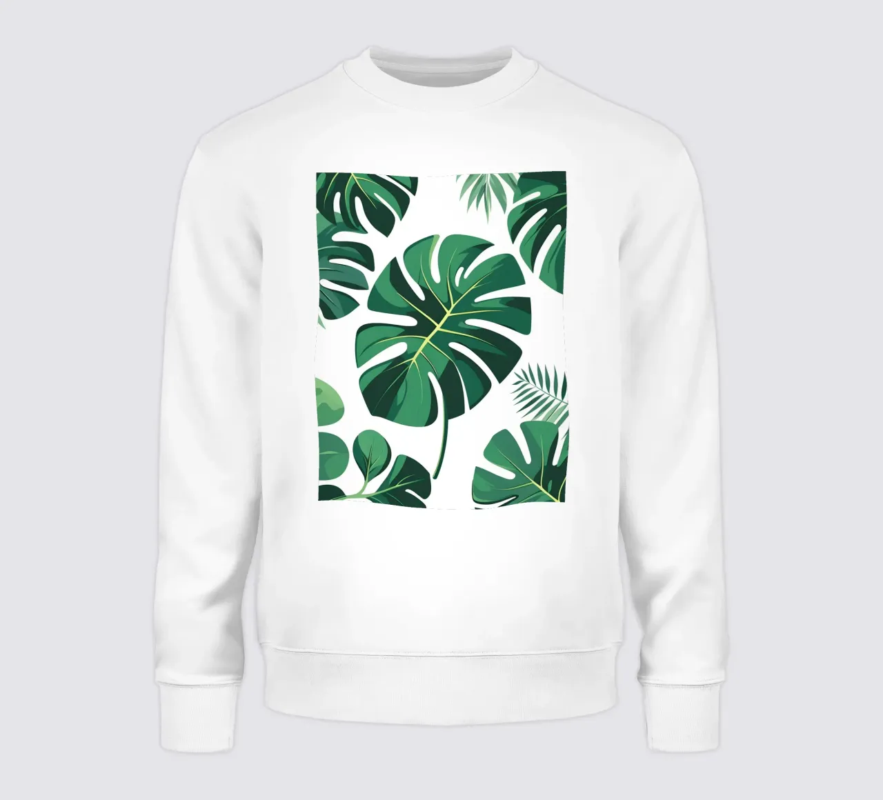 Foglia di Monstera con spaccature felpa da Botanical Gallery