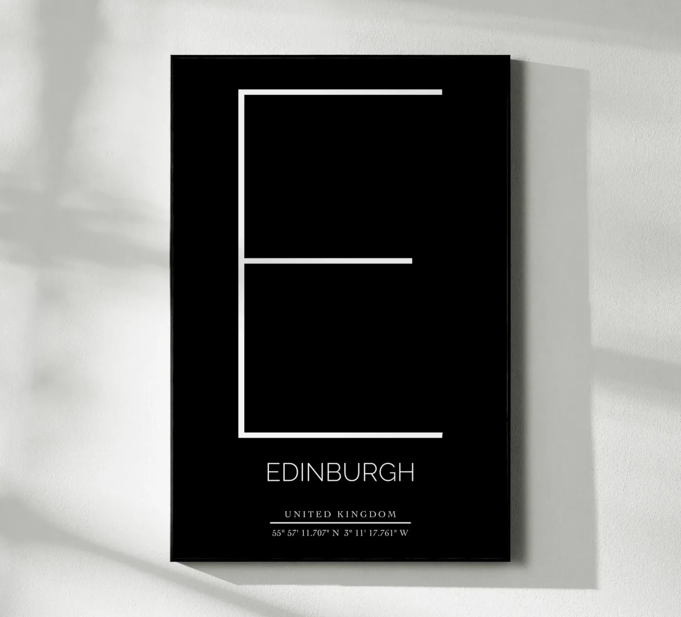 EDINBURGH - black plexiglas de CityLights