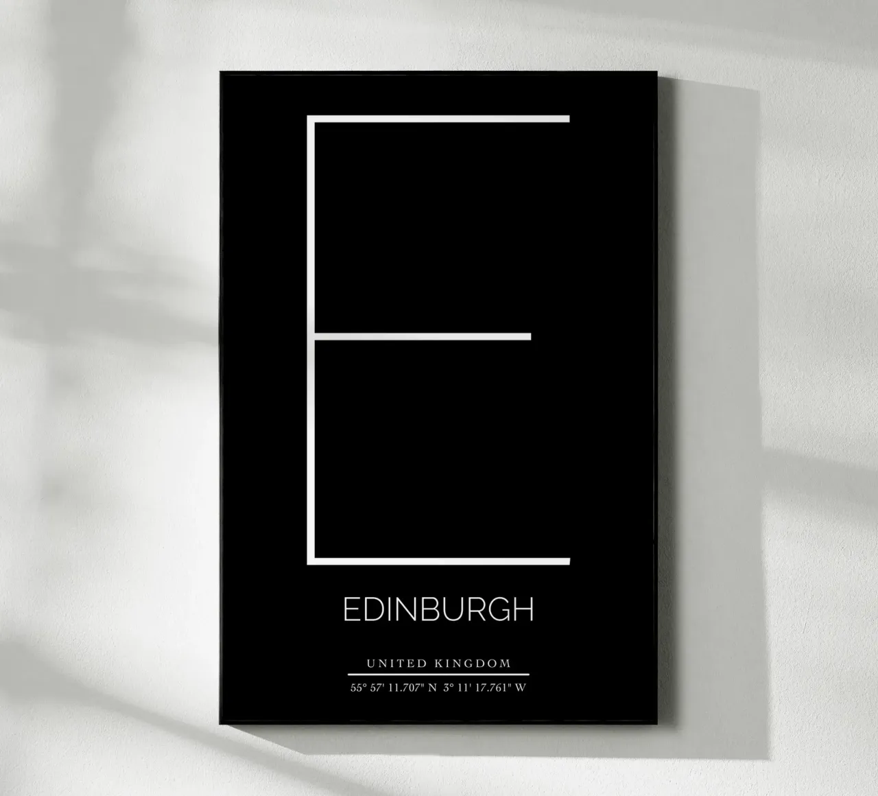 EDINBURGH - black plexiglass da CityLights