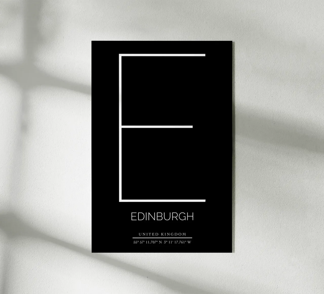 EDINBURGH - black plexiglass da CityLights