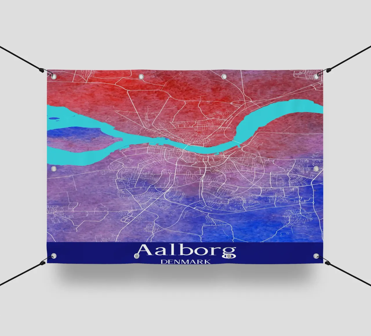 Aalborg DENMARK telo in pvc da WorldPrint
