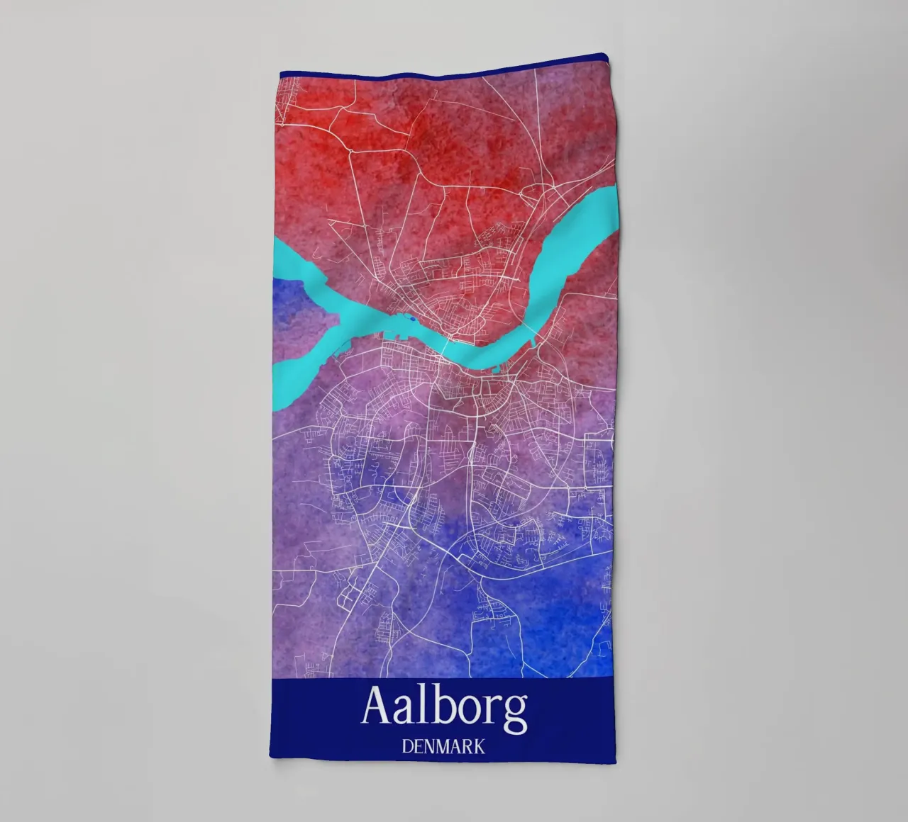 Aalborg DENMARK asciugamano da bagno da WorldPrint