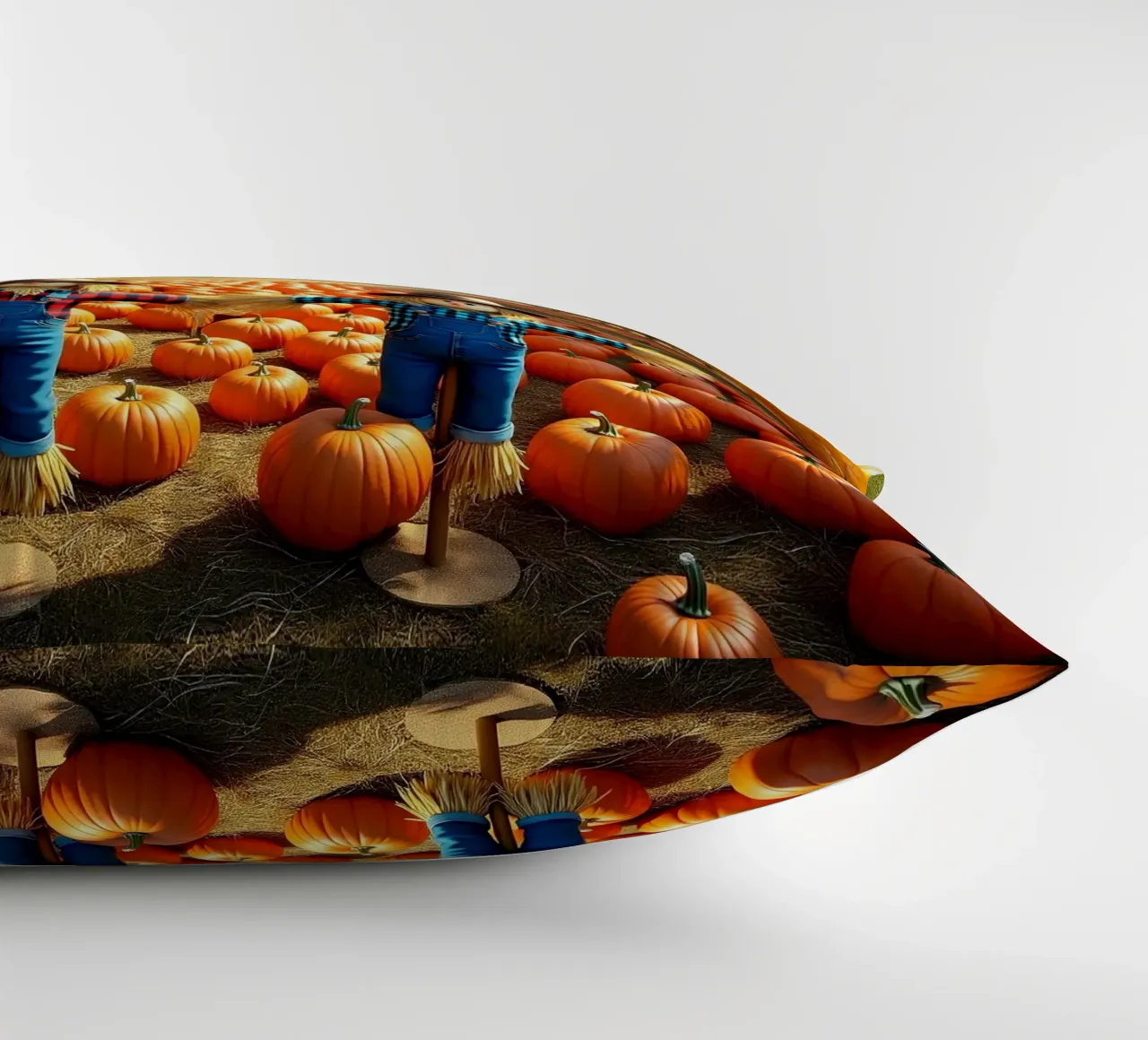 Campo_di_zucca_spaventapasseri_1 cuscino da Fantasie & Mystikwelten by LK