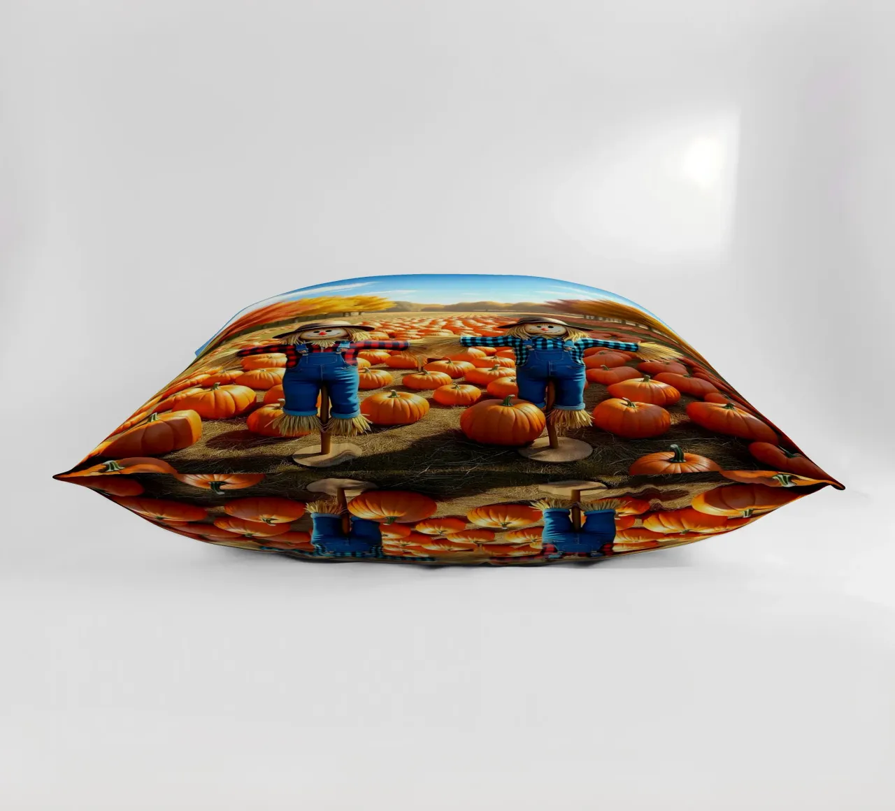 Campo_di_zucca_spaventapasseri_1 cuscino da Fantasie & Mystikwelten by LK