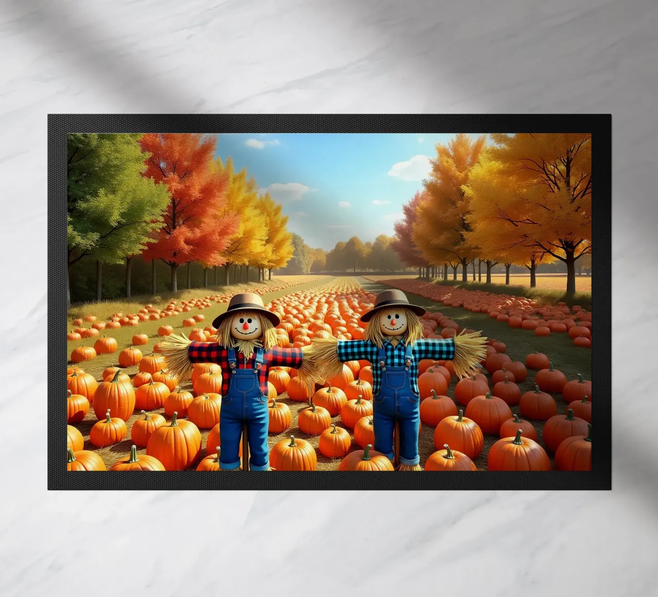 Campo_di_zucca_spaventapasseri_1 zerbino da Fantasie & Mystikwelten by LK