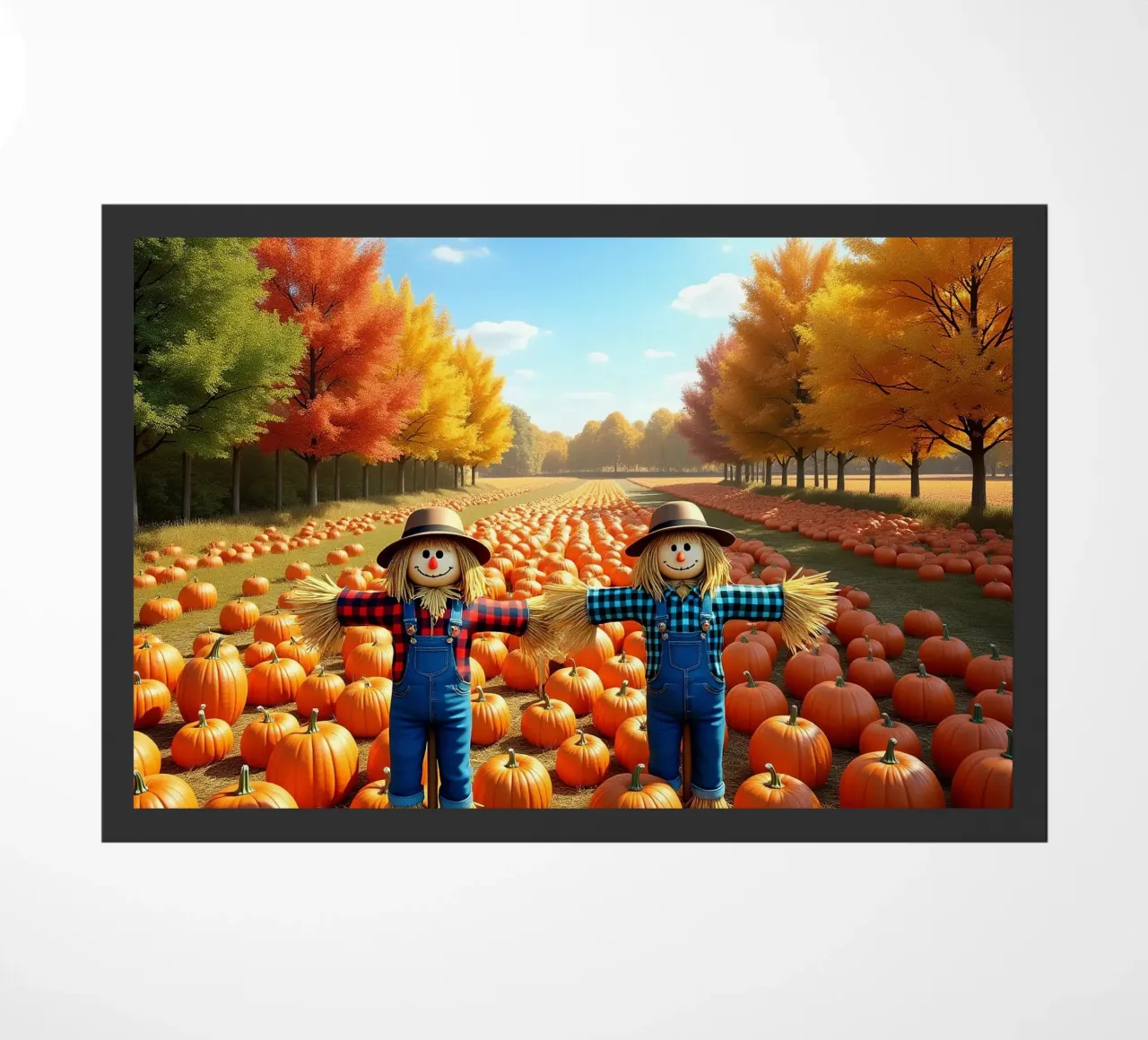 Campo_di_zucca_spaventapasseri_1 zerbino da Fantasie & Mystikwelten by LK