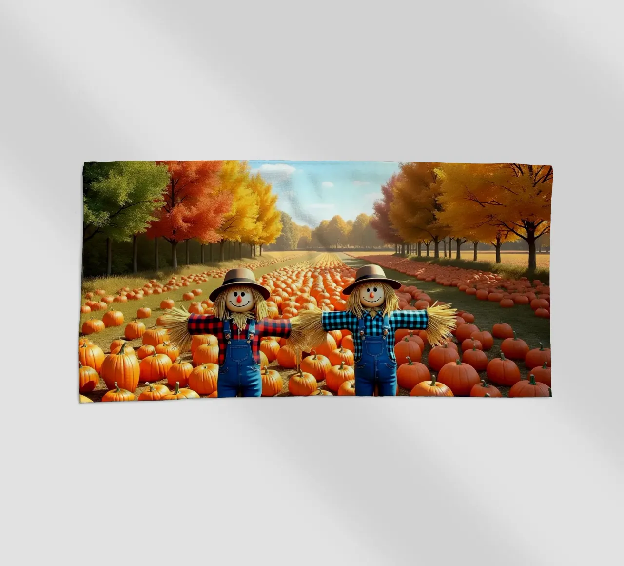 Campo_di_zucca_spaventapasseri_1 telo mare da Fantasie & Mystikwelten by LK