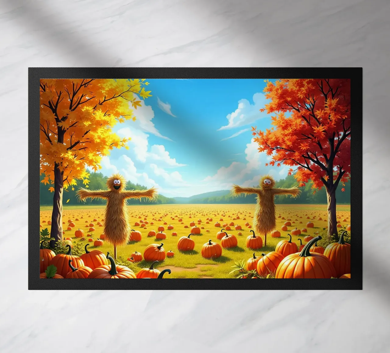 Campo_di_zucca_spaventapasseri_2 zerbino da Fantasie & Mystikwelten by LK