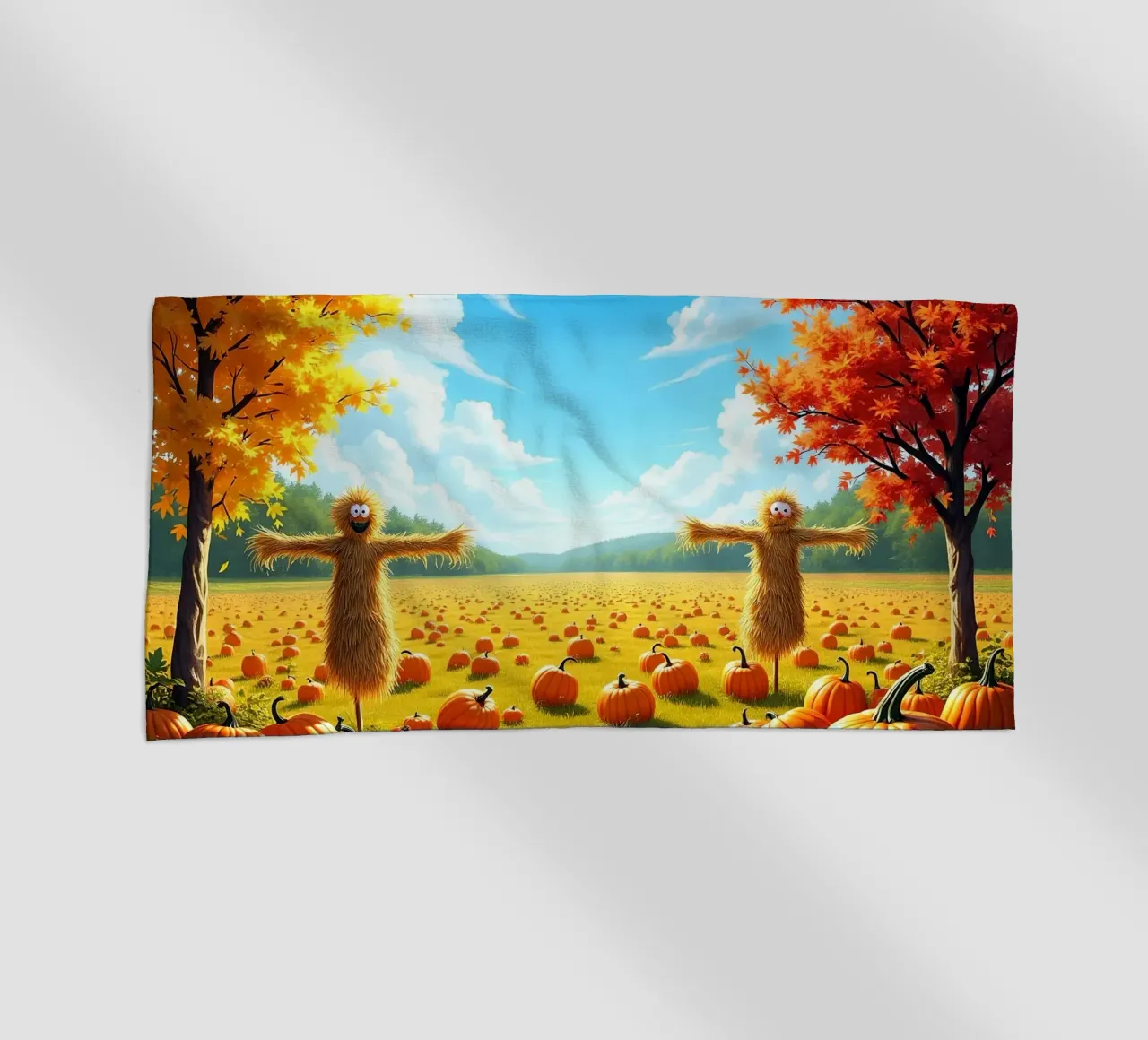 Campo_di_zucca_spaventapasseri_2 telo mare da Fantasie & Mystikwelten by LK