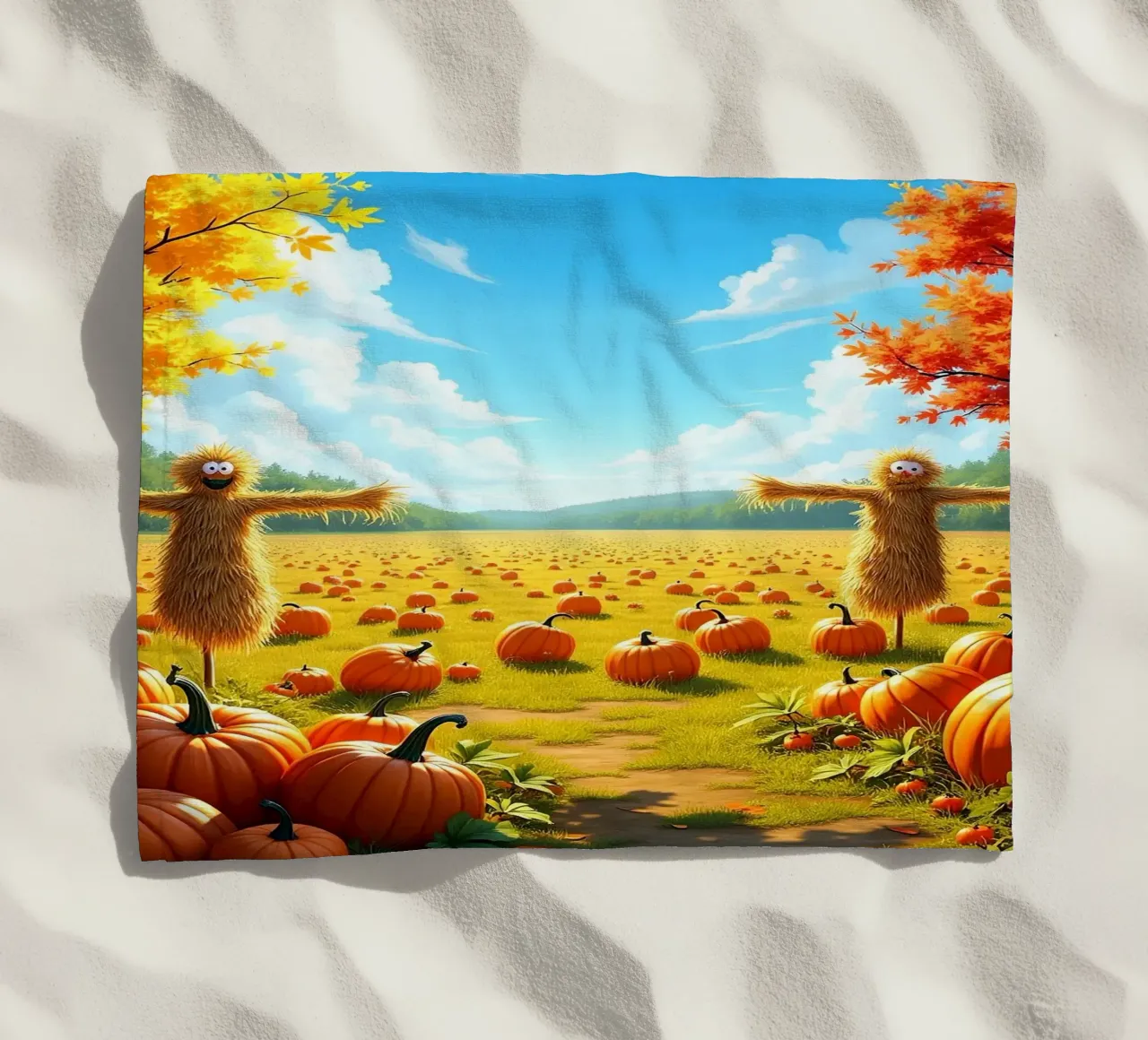 Campo_di_zucca_spaventapasseri_2 telo mare da Fantasie & Mystikwelten by LK