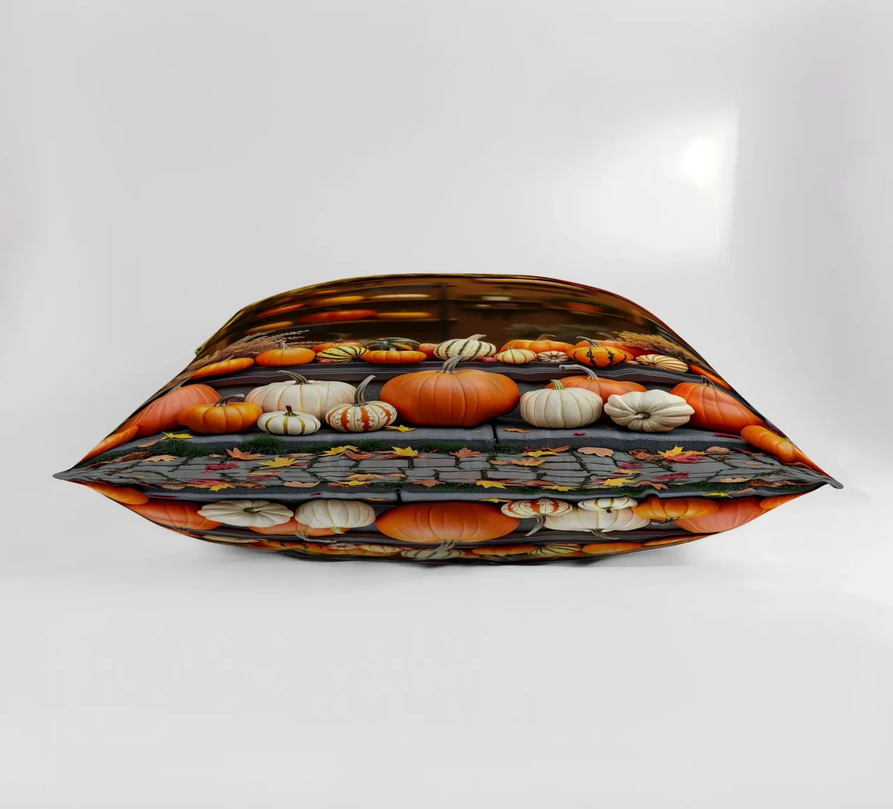 Vetrina con zucche_2 cuscino da Fantasie & Mystikwelten by LK