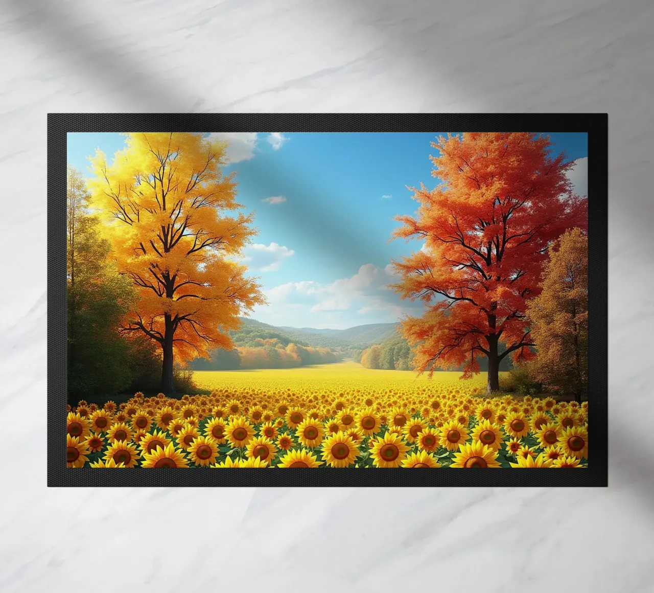 Campo di girasoli_1 zerbino da Fantasie & Mystikwelten by LK