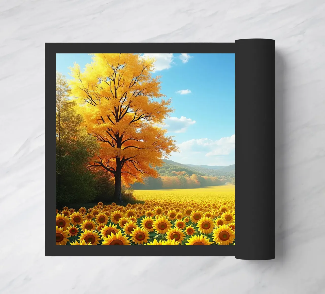 Campo di girasoli_1 zerbino da Fantasie & Mystikwelten by LK