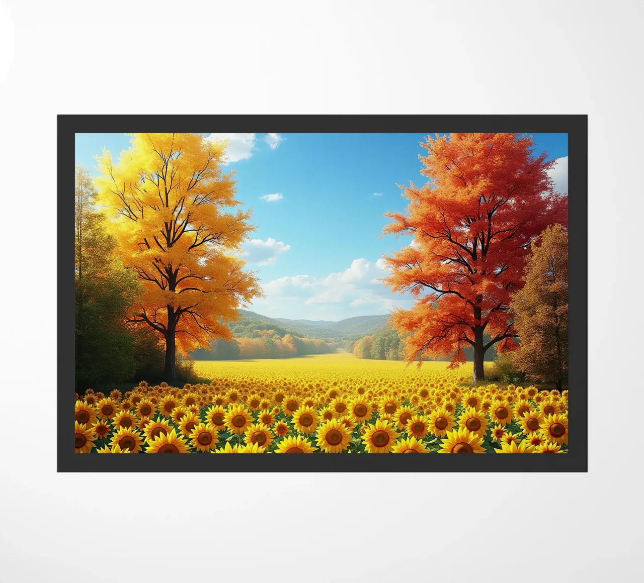 Campo di girasoli_1 zerbino da Fantasie & Mystikwelten by LK