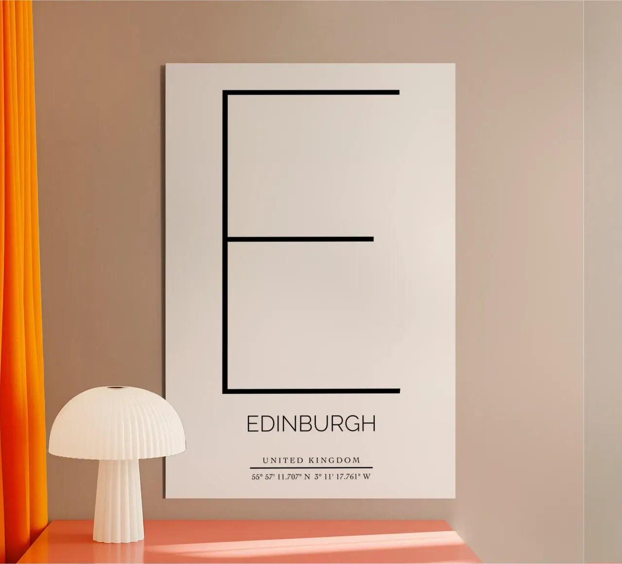 EDINBURGH - white aluminio dibond de CityLights