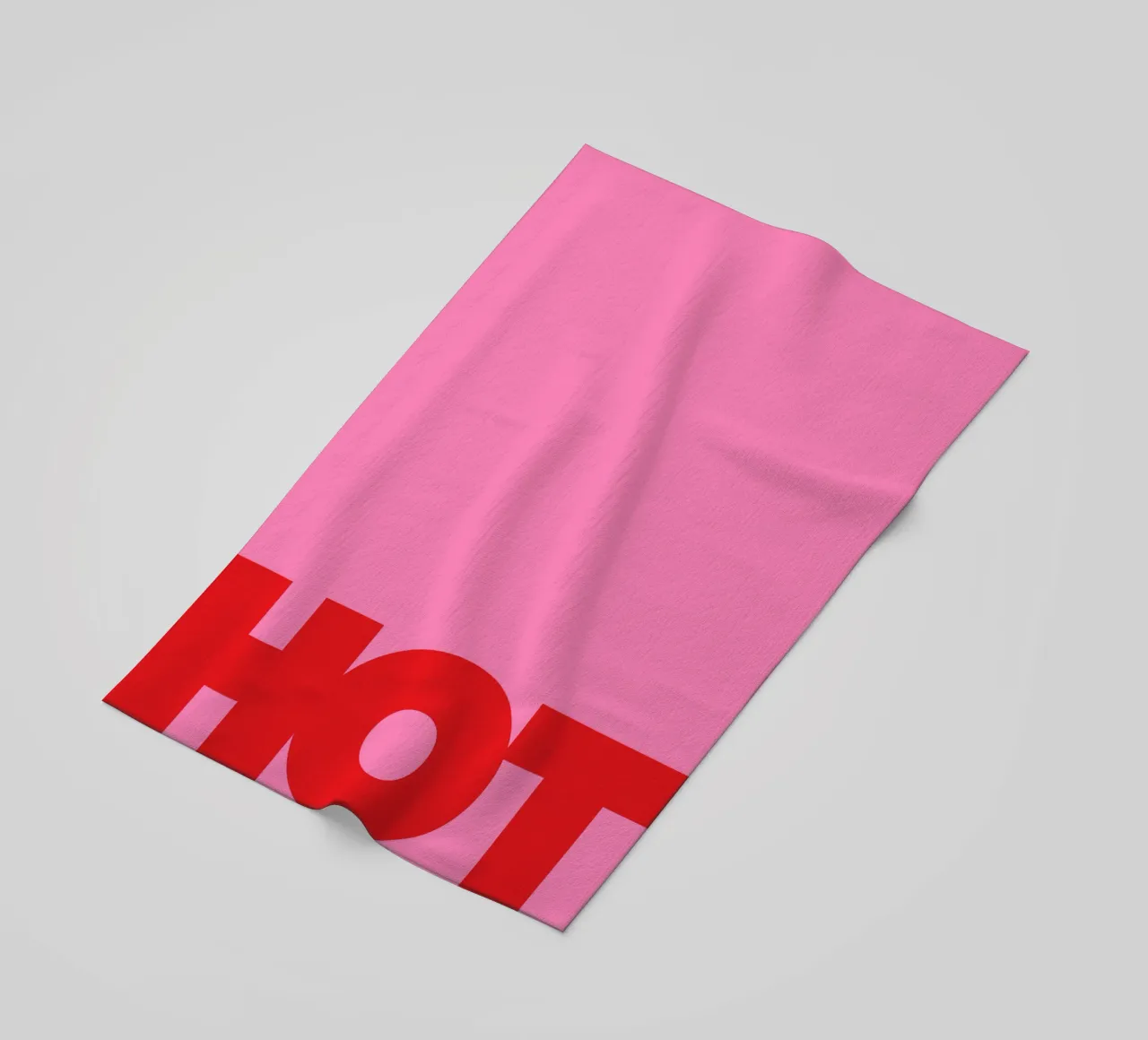 HOT | Typography | Red on Pink telo mare da sabidussi