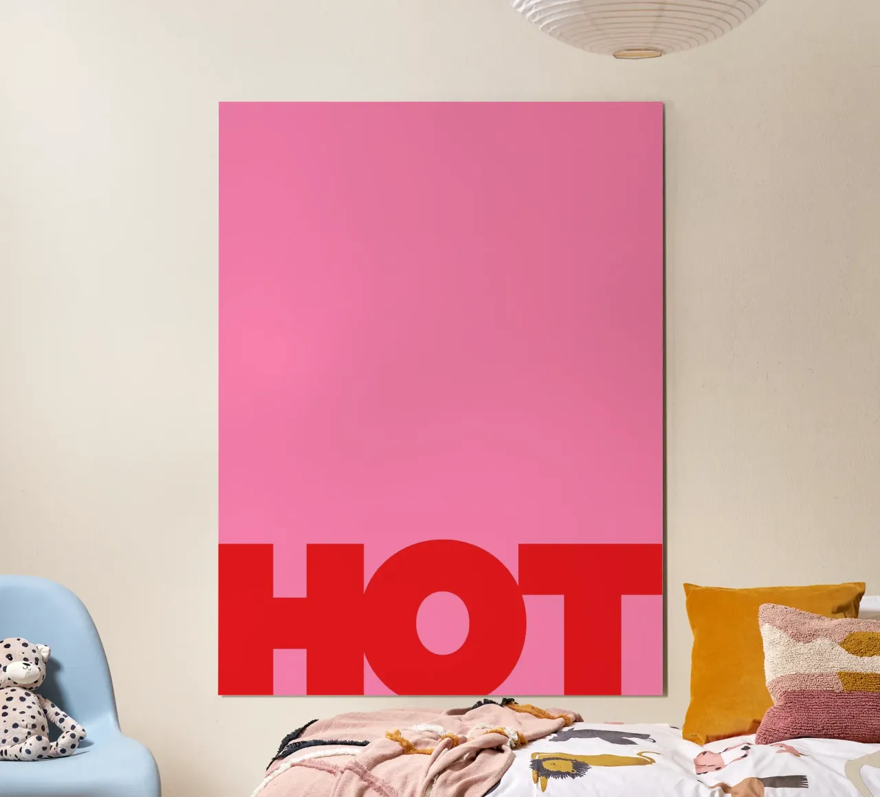 HOT | Typography | Red on Pink carta hahnemühle da sabidussi