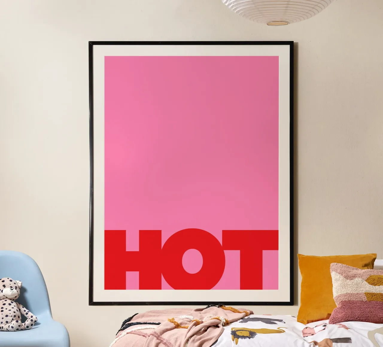 HOT | Typography | Red on Pink carta hahnemühle da sabidussi