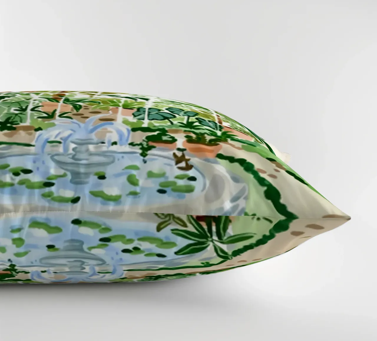 Acquerello botanico a guazzo cuscino da janna shop
