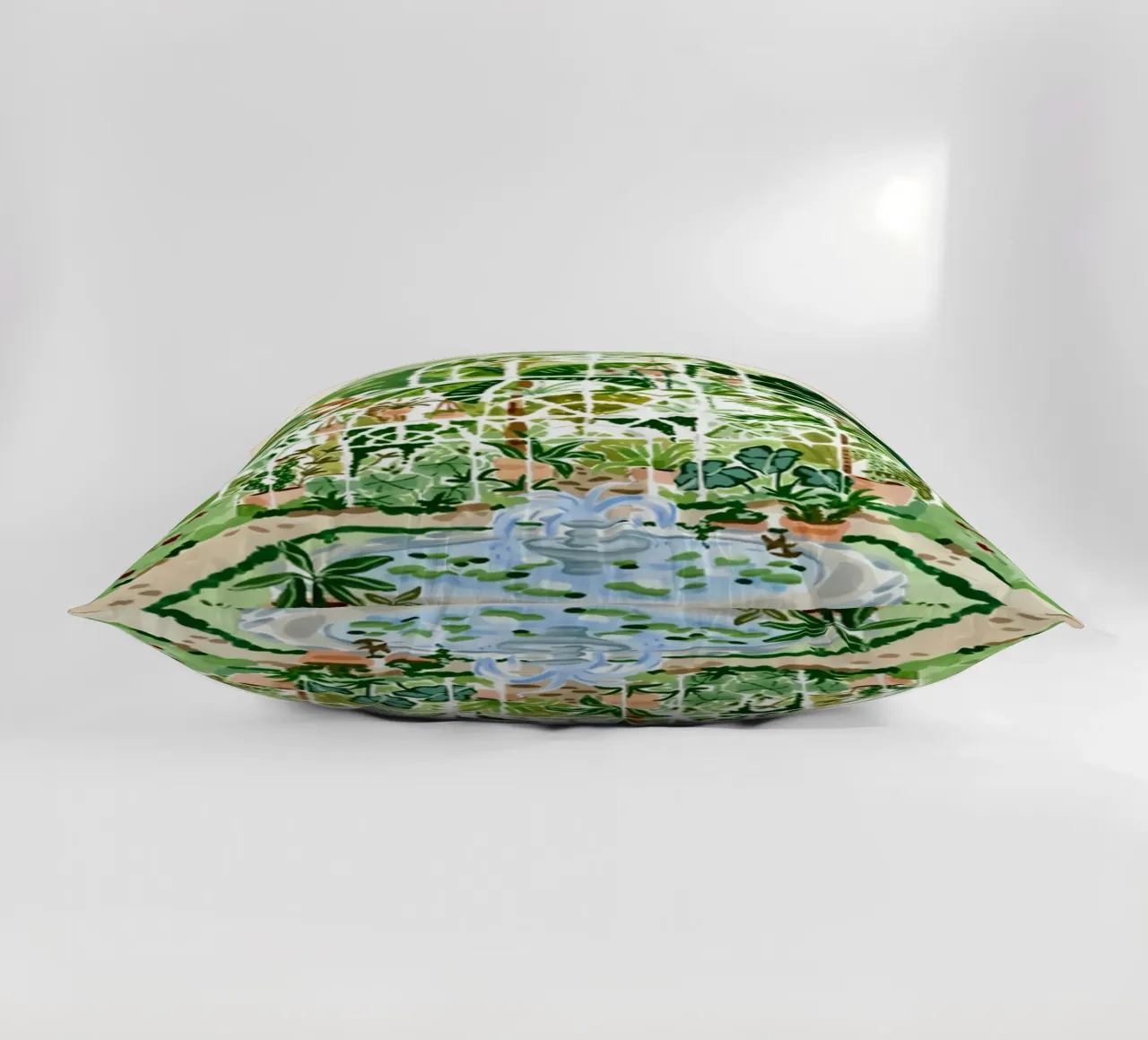 Acquerello botanico a guazzo cuscino da janna shop
